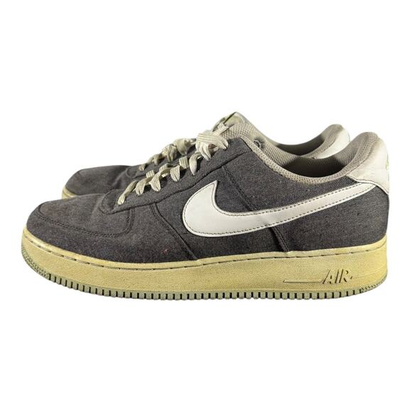 Nike Air Force 1 Low Recycled Canvas Men’s Size 11.5 Iron Grey CN0866-002 - Picture 4 of 8